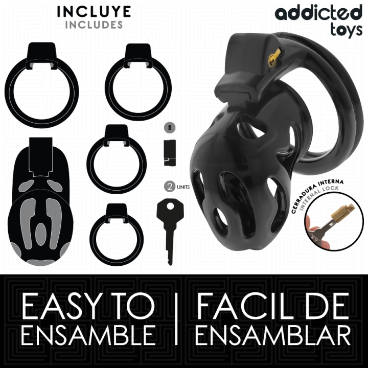 Versiegelter Peniskäfig 8 cm von Addicted Toys Locked | Fesselliebe.de