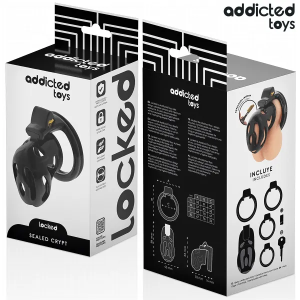 Versiegelter Peniskäfig 8 cm von Addicted Toys Locked | Fesselliebe.de