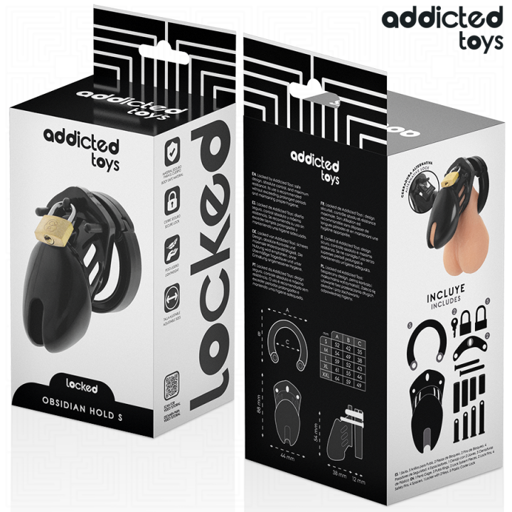 Obsidian Hold Peniskäfig Grösse S von Addicted Toys Locked | Fesselliebe.de