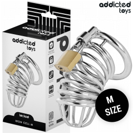 Iron Cell Metall-Peniskäfig Grösse M von Addicted Toys Locked | Fesselliebe.de