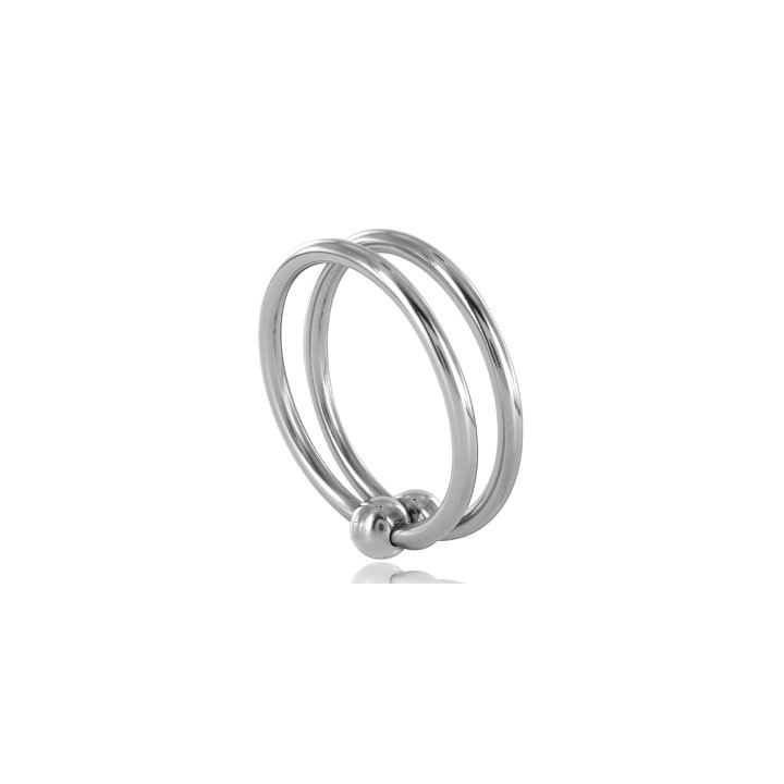 Doppel-Eichelring, 32 Mm von Metal Hard | Fesselliebe.de
