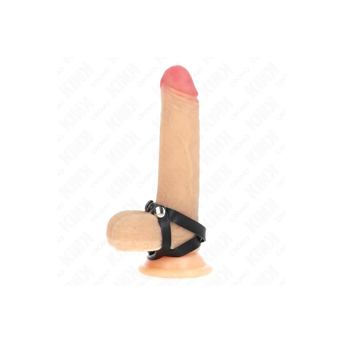 Leder Penisring mit Druckverschluss 39 X 1 cm von Kink Ring Power | Fesselliebe.de