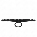 Leder Penisring 3,5 cm mit Druckverschluss 23 X 2 cm von Kink Ring Power