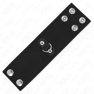 Leder Penisring mit Druckverschluss 18 X 5 cm von Kink Ring Power