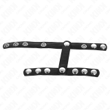 Penisring mit 3 Verstellbaren Ballsplitterriemen von Kink Ring Power | Fesselliebe.de