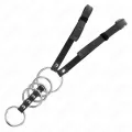 5 Penisringe 3,8 cm Bis 5 cm Metall mit Ledergurt 112 cm von Kink Ring Power