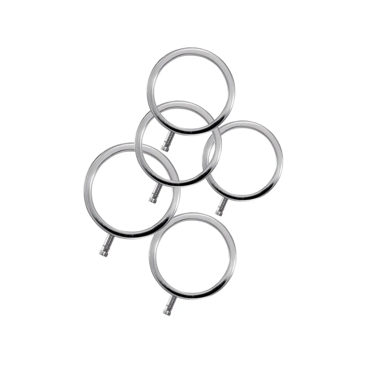 Electrarings Metall-Penisringe 5er-Stück von Electrastim | Fesselliebe.de