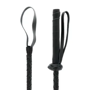 Leder-Fetisch-Bdsm-Peitsche 60 cm von Darkness Sensations