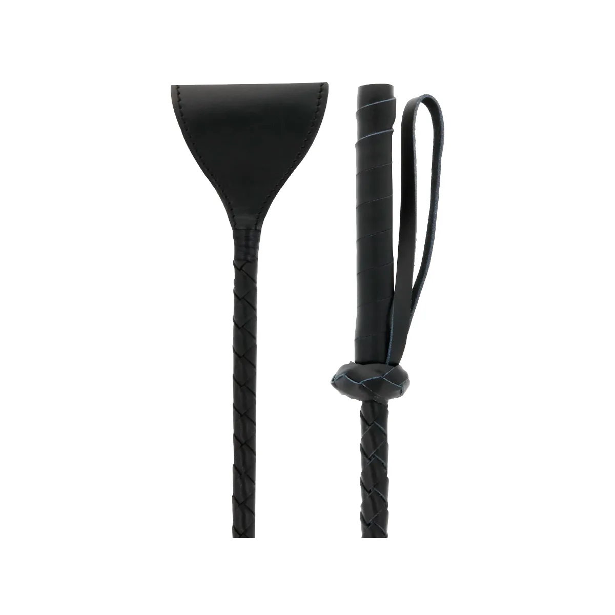 Schwarze Whipper-Peitsche von Darkness Sensations | Fesselliebe.de
