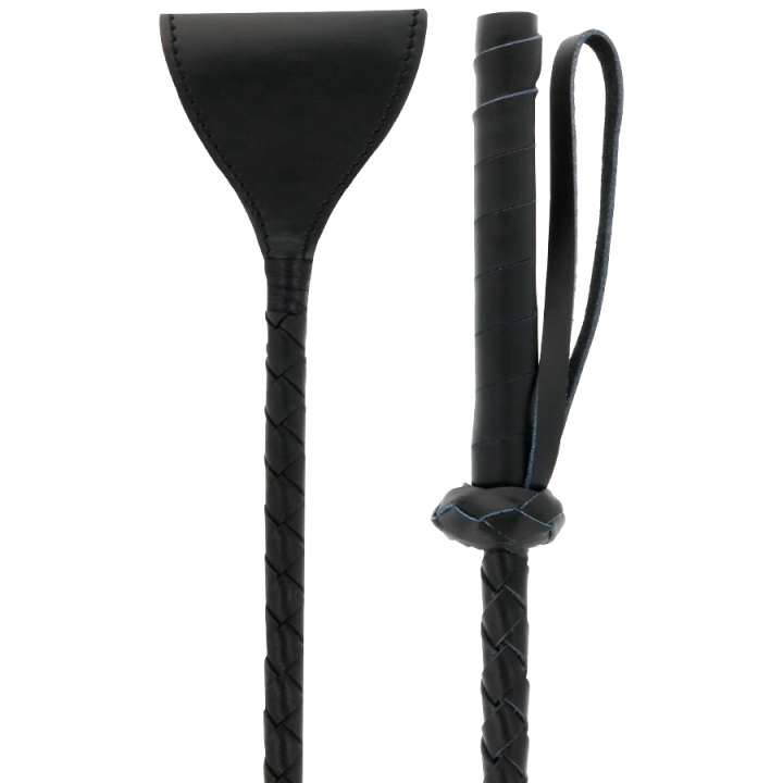 Schwarze Whipper-Peitsche von Darkness Sensations | Fesselliebe.de