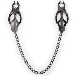 Japanische Nippelklammern mit Schwarzer Kette von Ohmama Fetish | Fesselliebe.de