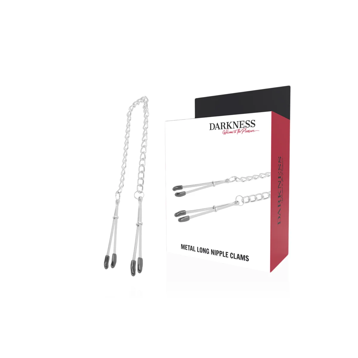 Einstellbare Metall-Nippelklammern von Darkness Sensations | Fesselliebe.de