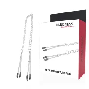 Einstellbare Metall-Nippelklammern von Darkness Sensations | Fesselliebe.de