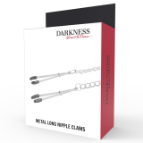 Einstellbare Metall-Nippelklammern von Darkness Sensations | Fesselliebe.de