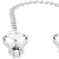 Nippelklemme aus Metall mit Kette von Darkness Bondage