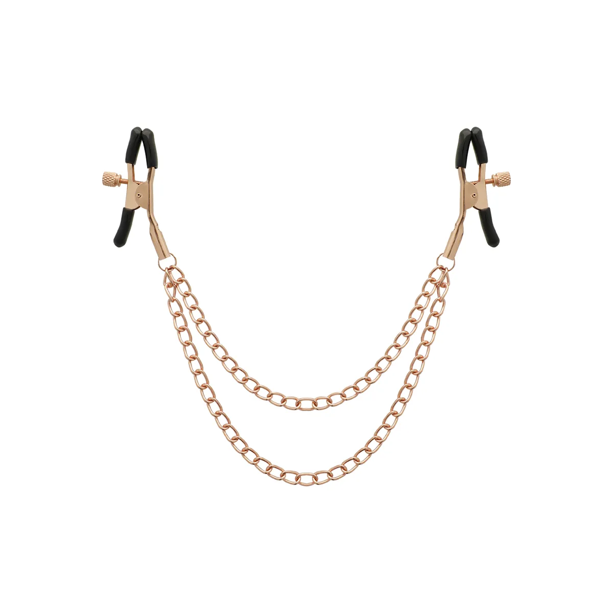 Fantasy-Nippelclips aus Metall mit Kette von Coquette Fantasy | Fesselliebe.de