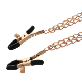 Fantasy-Nippelclips aus Metall mit Kette von Coquette Fantasy | Fesselliebe.de