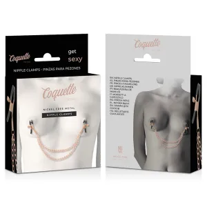 Fantasy-Nippelclips aus Metall mit Kette von Coquette Fantasy
