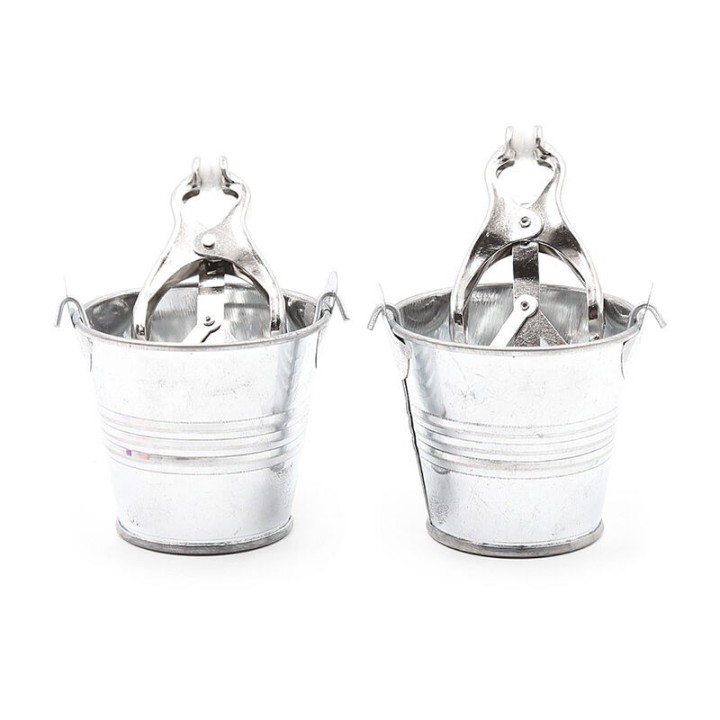 Nippelklemmen mit Eimer von Ohmama Fetish | Fesselliebe.de