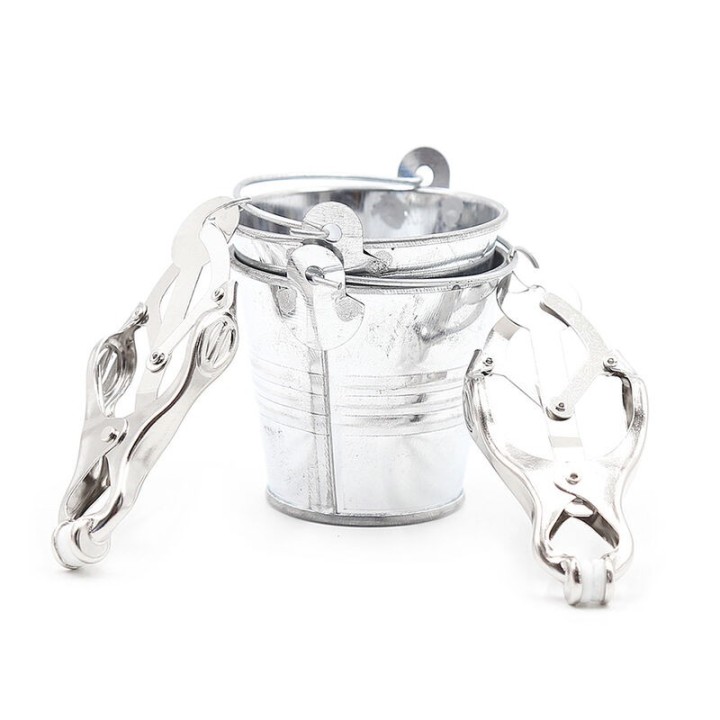 Nippelklemmen mit Eimer von Ohmama Fetish | Fesselliebe.de