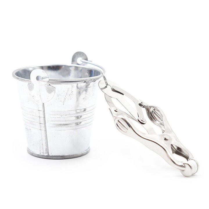 Nippelklemmen mit Eimer von Ohmama Fetish | Fesselliebe.de