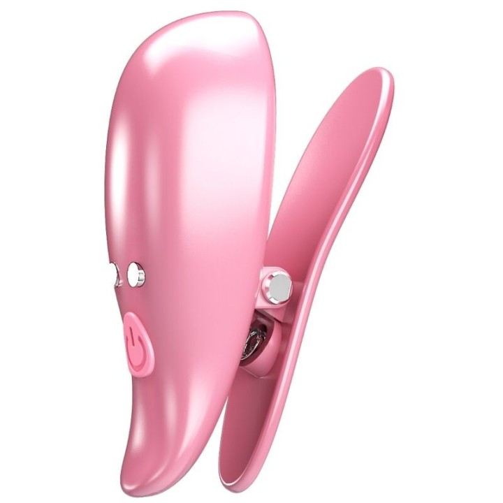 Leaf Vibrierende Nippelklemmen Rosa von Pretty Love Flirtation | Fesselliebe.de