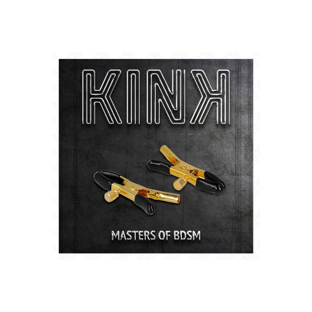 Goldene Nippelklemmen 6 cm von Kink Nipple Grip | Fesselliebe.de