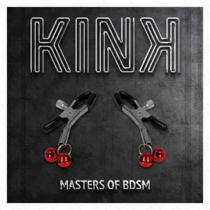 Doppelte Glocken-Nippelklammere Rot 6 cm von Kink Nipple Grip