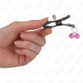 Doppelglöckchen-Nippelklammer Rosa 6 cm von Kink Nipple Grip