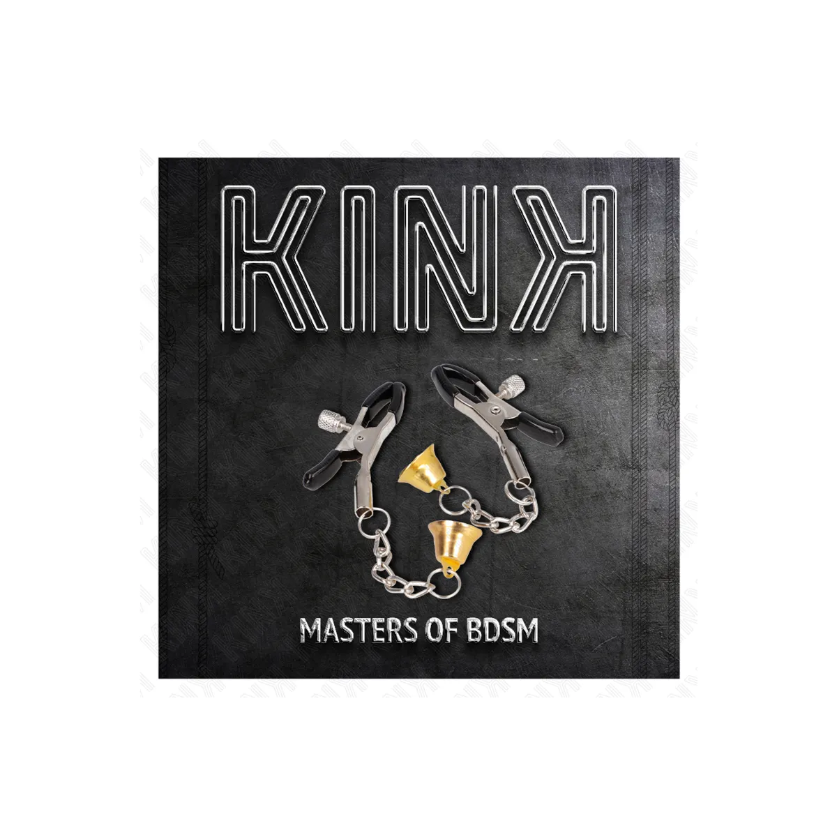 Goldene Nippelklemmen mit Glockenanhänger 6 cm von Kink Nipple Grip | Fesselliebe.de