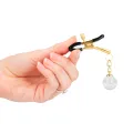 Glasperlen-Nippelklammern Gold 6 cm von Kink Nipple Grip