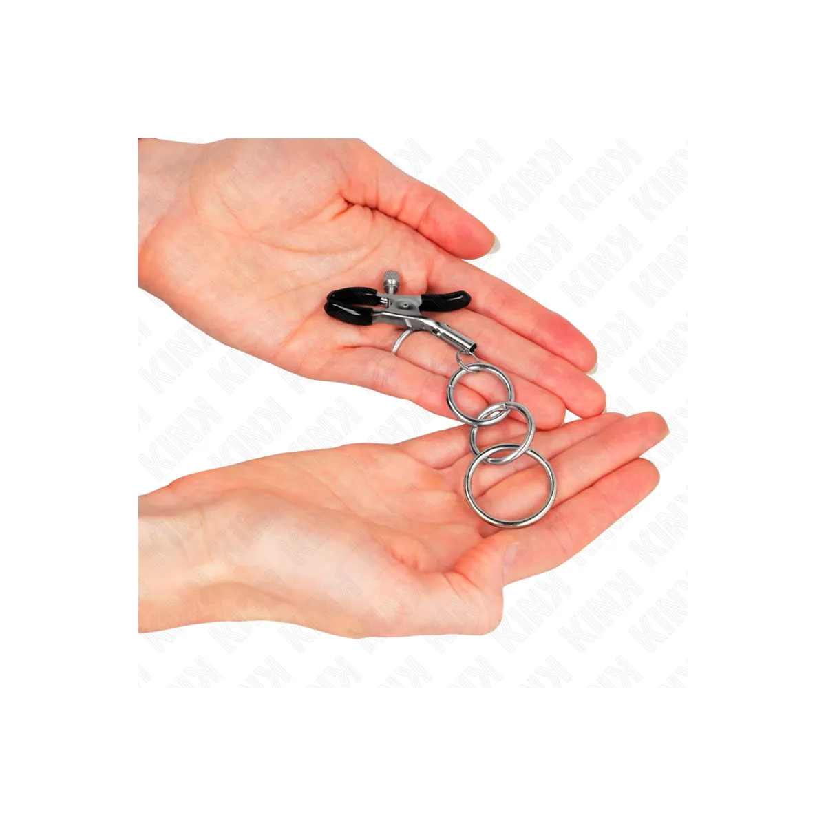 3 O-Ring Nippelklemmen 6 cm von Kink Nipple Grip | Fesselliebe.de