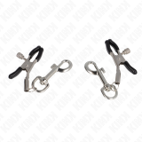 Haken-Nippelklammern 6 cm von Kink Nipple Grip | Fesselliebe.de