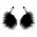 Federnippenklemme Schwarz 7 cm von Kink Nipple Grip
