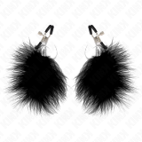Federnippenklemme Schwarz 7 cm von Kink Nipple Grip | Fesselliebe.de