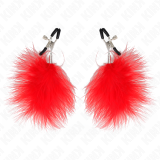 Federnippenklemme Rot 7 cm von Kink Nipple Grip | Fesselliebe.de