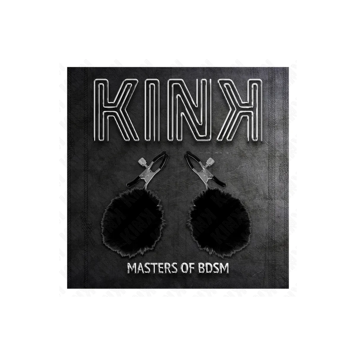 Kunstfellball-Nippelklammer Schwarz 6 cm von Kink Nipple Grip | Fesselliebe.de