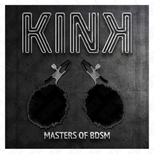 Kunstfellball-Nippelklammer Schwarz 6 cm von Kink Nipple Grip