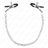 Dicke Kette Nippelklemmen 30 cm von Kink Nipple Grip | Fesselliebe.de