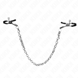 Dicke Kette Nippelklemmen 30 cm von Kink Nipple Grip | Fesselliebe.de