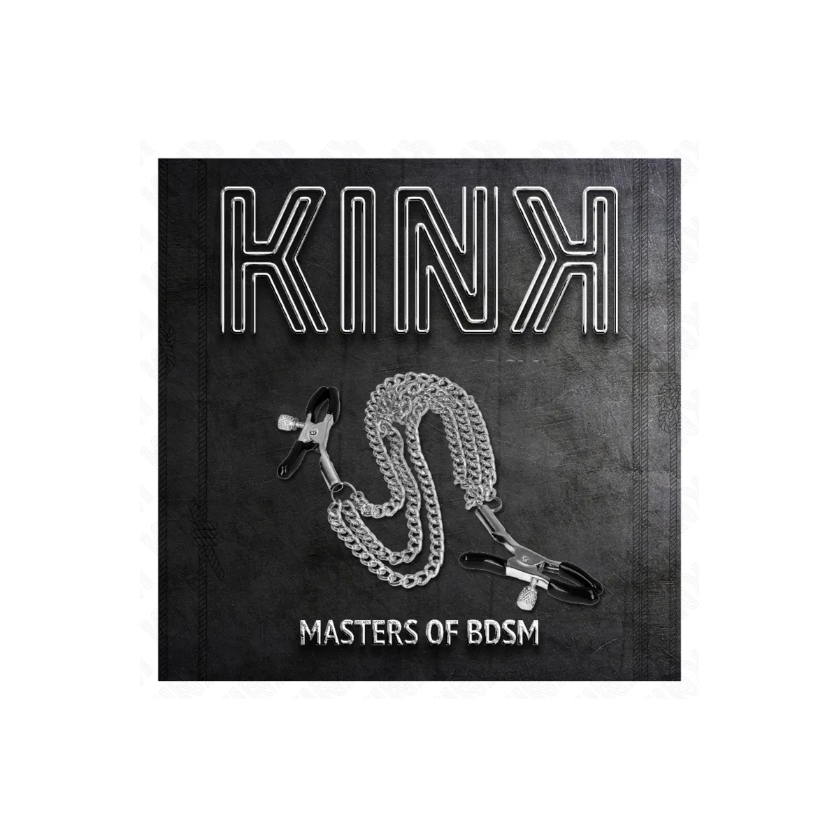 Nippelklemmen mit 3 Ketten Silber 20/23/28 cm von Kink Nipple Grip | Fesselliebe.de