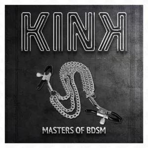 Nippelklemmen mit 3 Ketten Silber 20/23/28 cm von Kink Nipple Grip