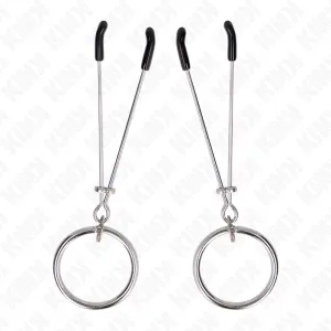 Dünne Nippelklemmen mit O-Ring 7 cm von Kink Nipple Grip | Fesselliebe.de