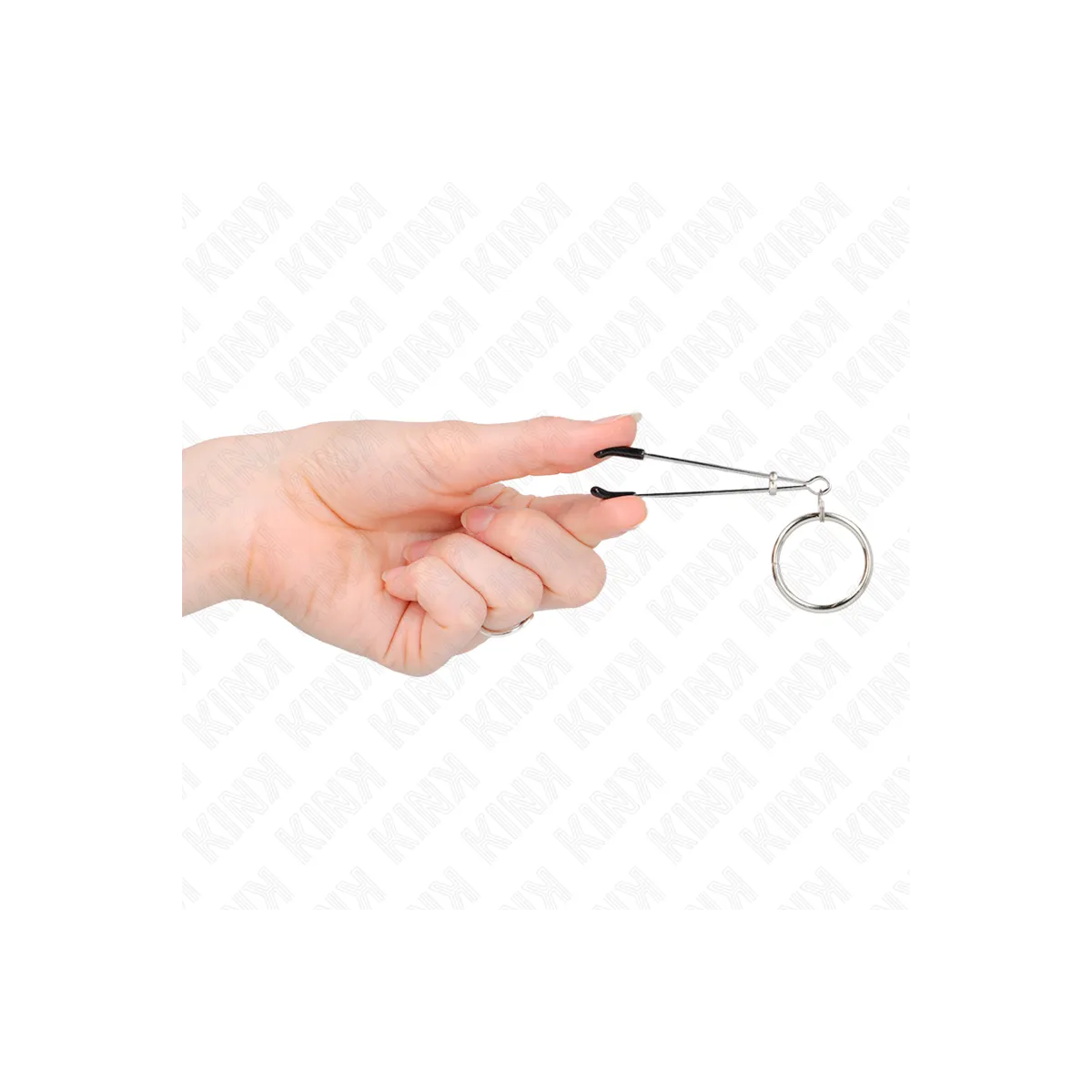 Dünne Nippelklemmen mit O-Ring 7 cm von Kink Nipple Grip | Fesselliebe.de