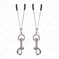 Dünne Haken-Nippelklammere Silber 7 cm von Kink Nipple Grip