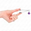 Dünne Glocken-Nippelklammern Lila 7 cm von Kink Nipple Grip