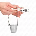 Nippelklemmen mit Eimer Silber von Kink Nipple Grip