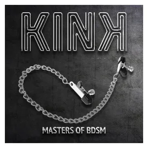 Flache Kette Nippelklemmen Silber 34 cm von Kink Nipple Grip