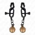 Bell Jaw Style Nippelklemmen Schwarz 7 cm von Kink Nipple Grip