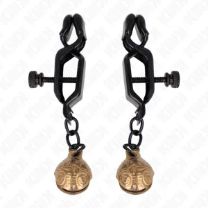 Bell Jaw Style Nippelklemmen Schwarz 7 cm von Kink Nipple Grip | Fesselliebe.de